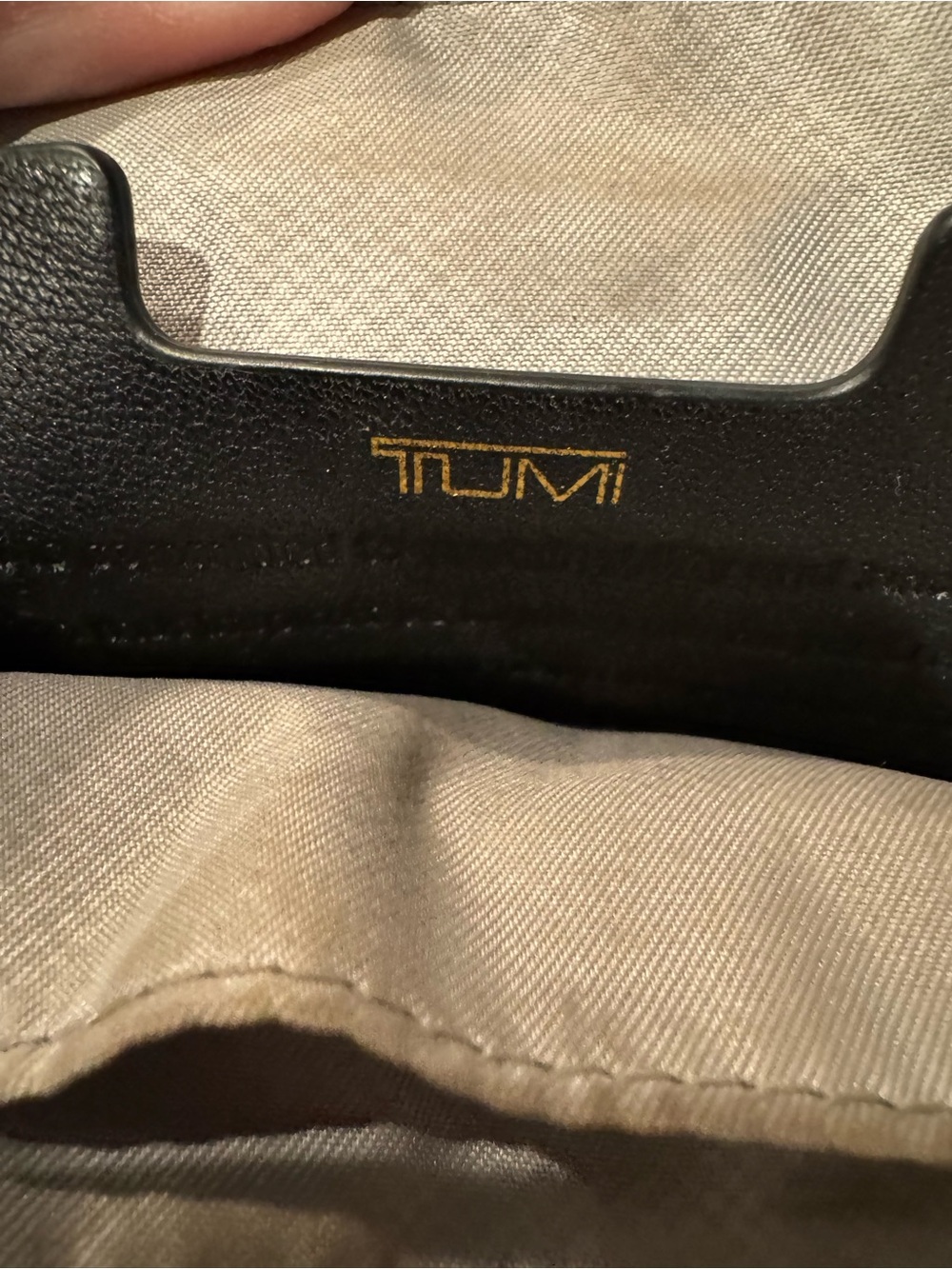 Tumi Voyageur Persia Crossbody Black with Gold Hardware - Picture 10 of 13